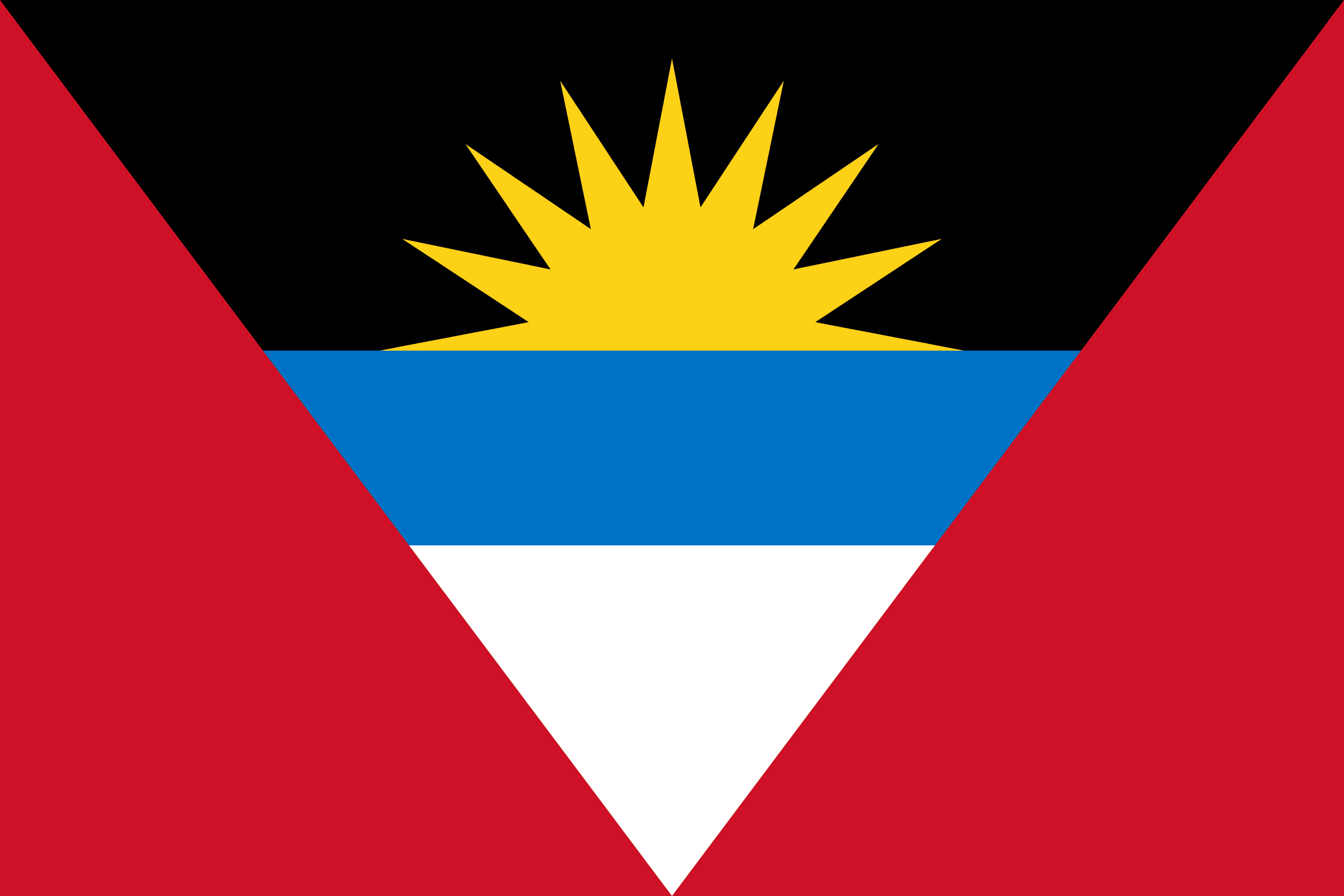Bandera de Antigua y Barbuda