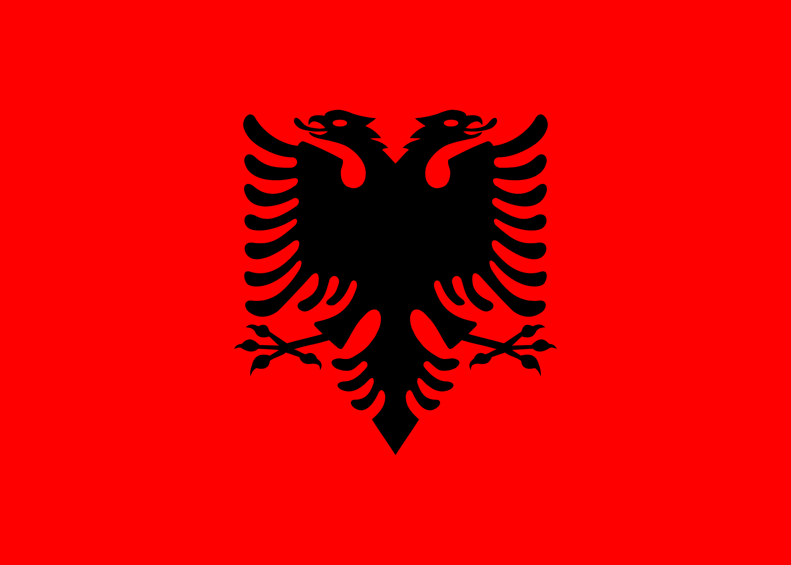 Bandera de Albania