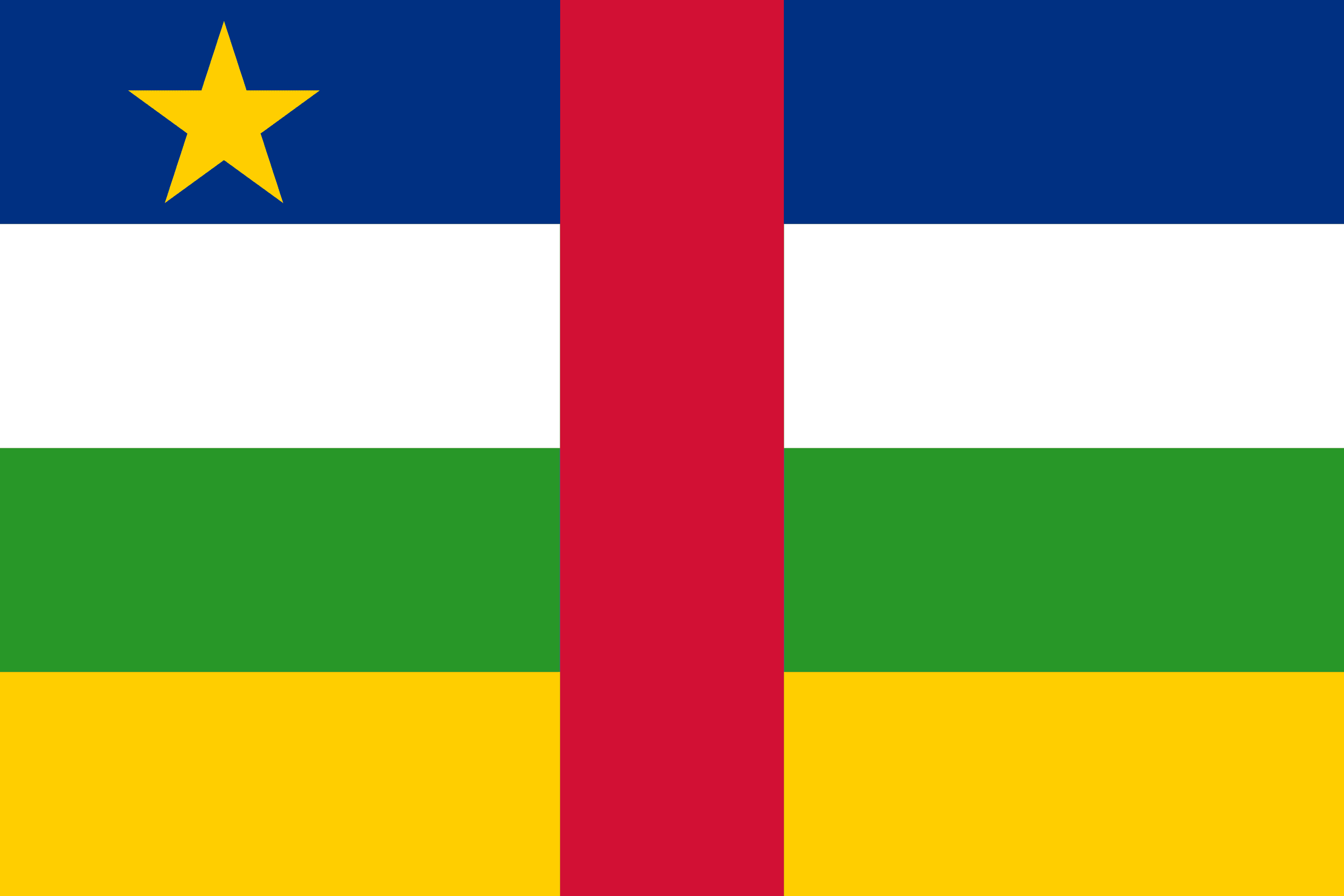 Bandera de Republica Centroafricana