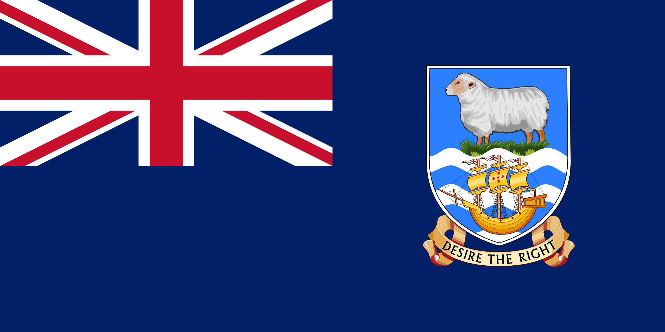 Bandera de Islas Malvinas