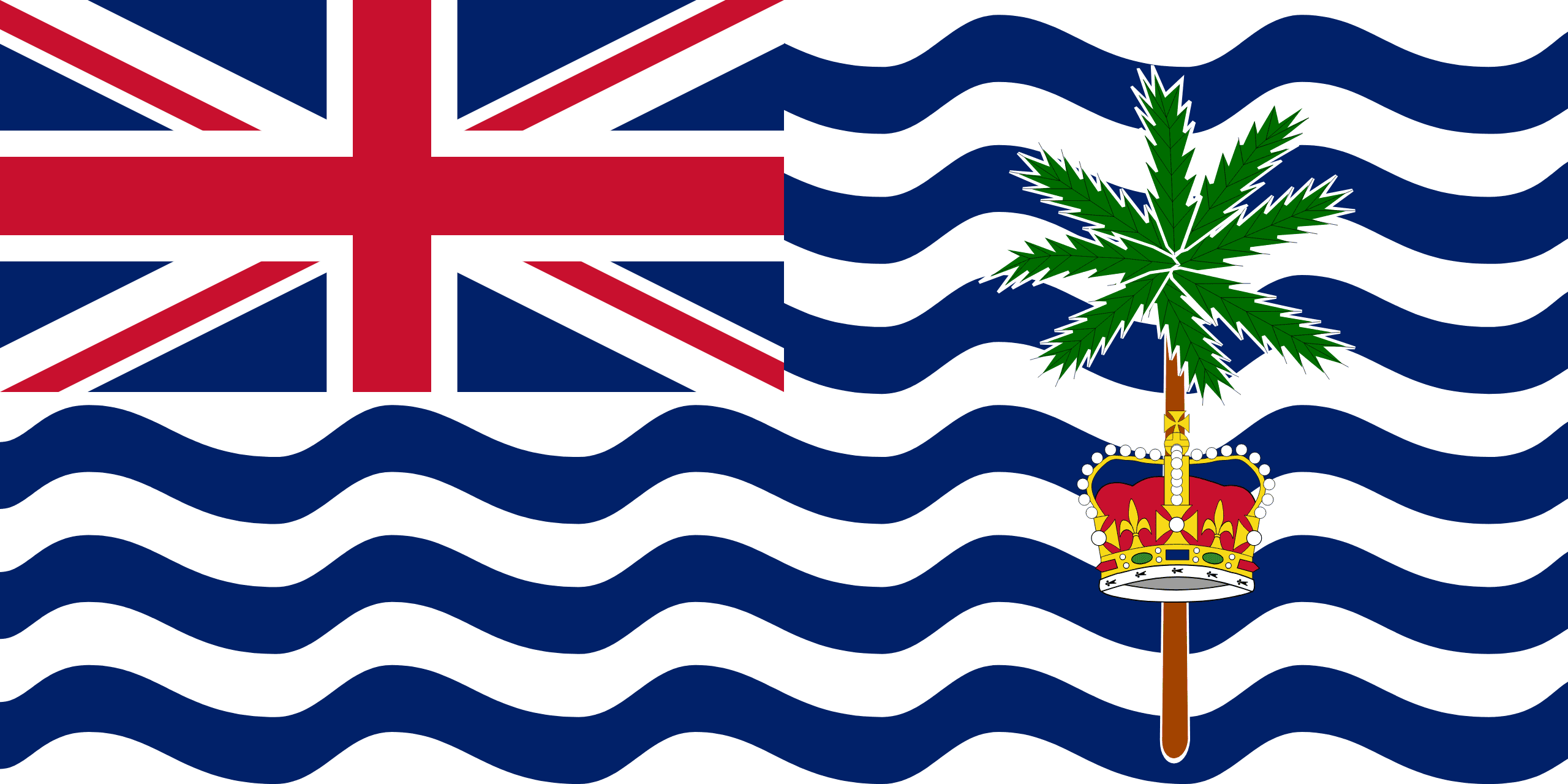 Bandera de Territorio Britanico del Oceano Indico