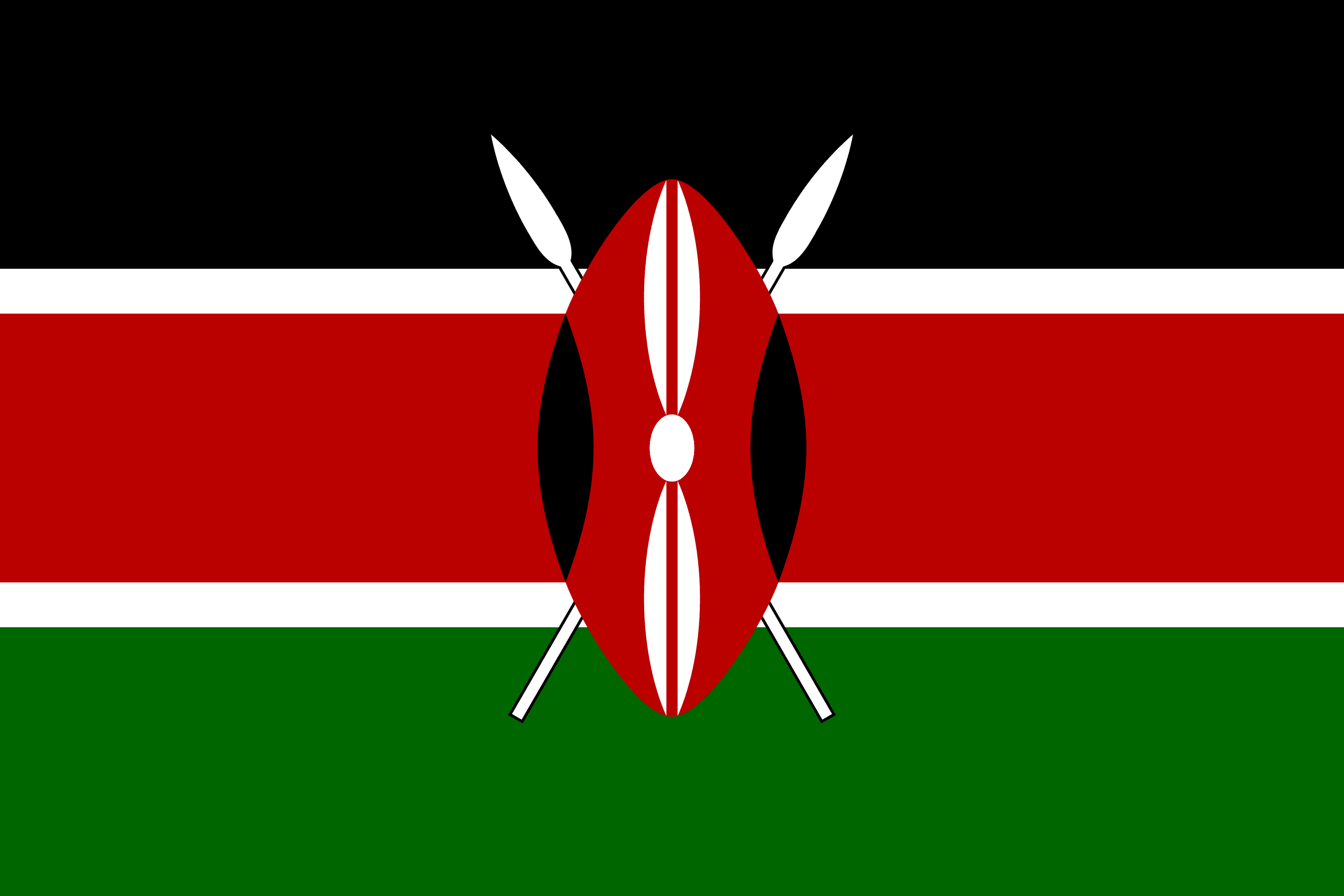 Bandera de Kenia