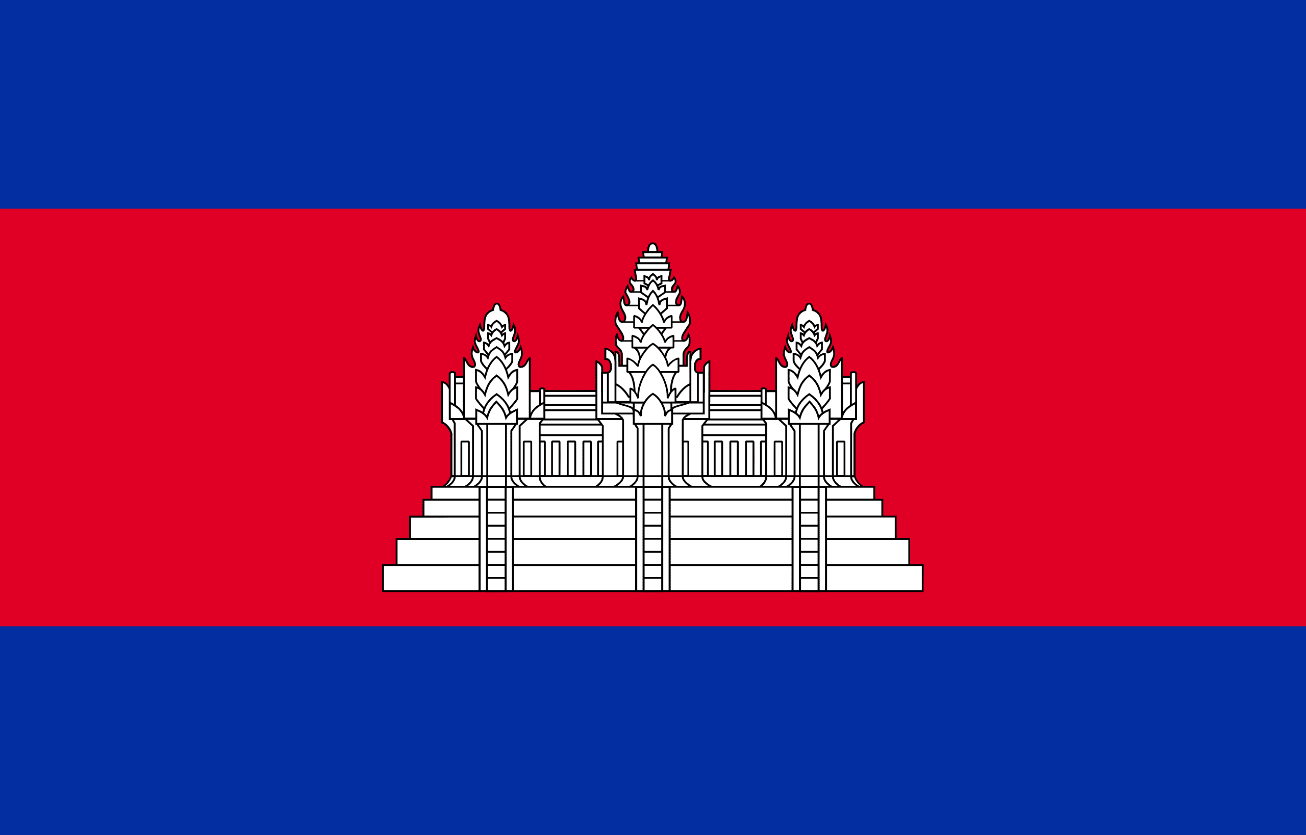 Bandera de Camboya