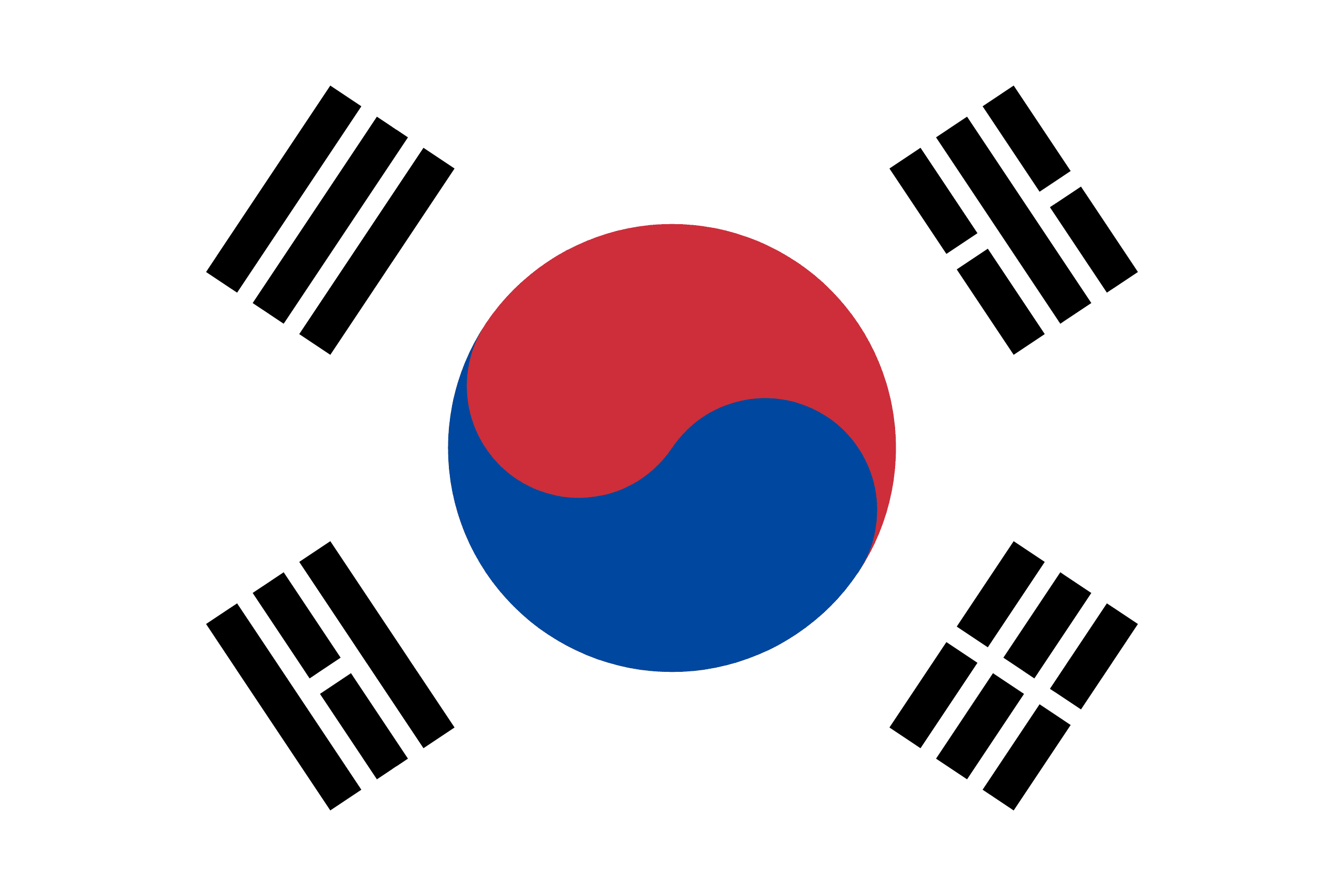 Bandera de Corea del Sur