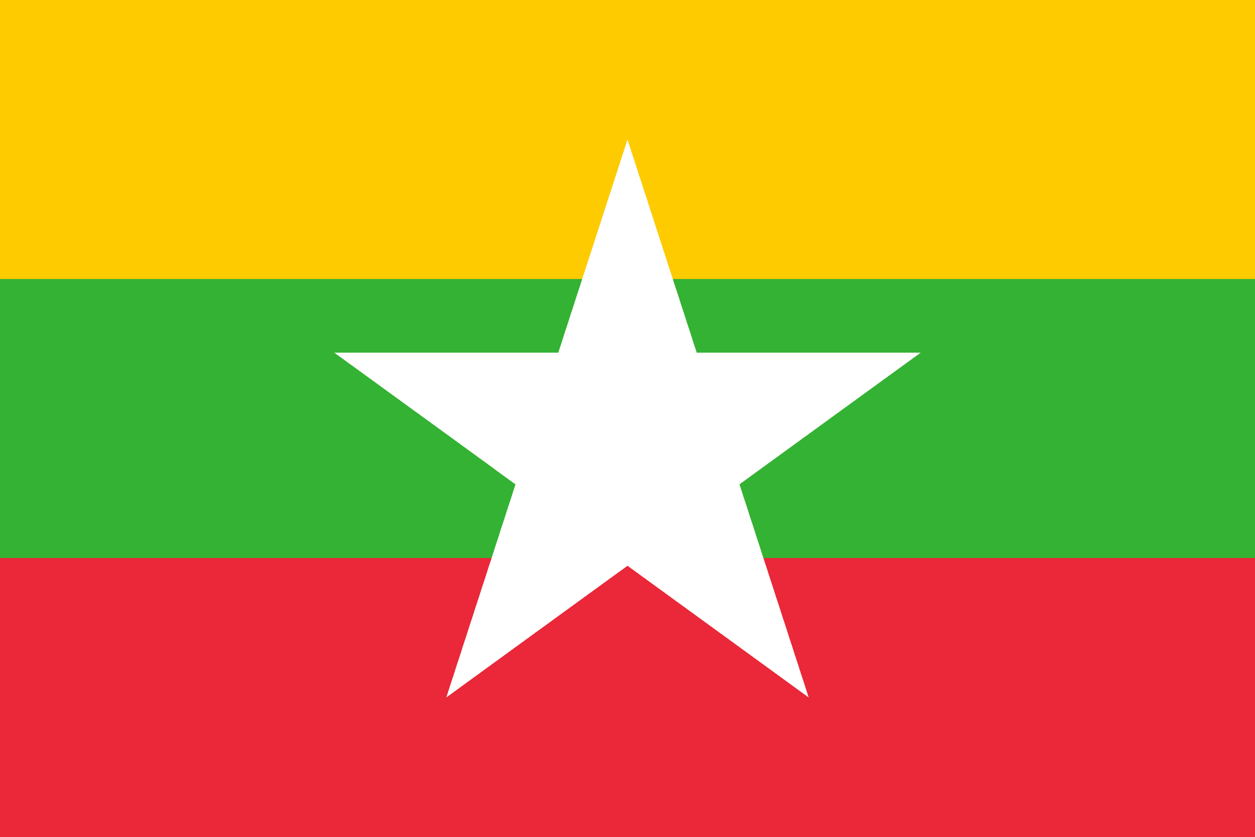 Bandera de Myanmar (Birmania)