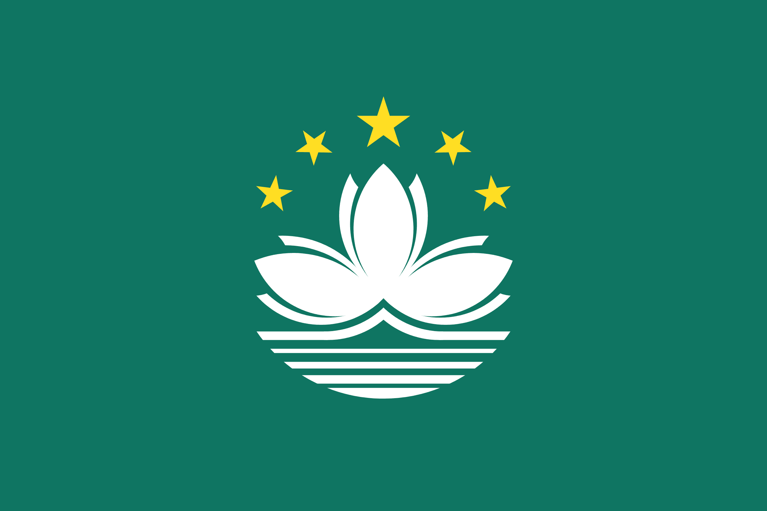 Bandera de RAE de Macao (China)