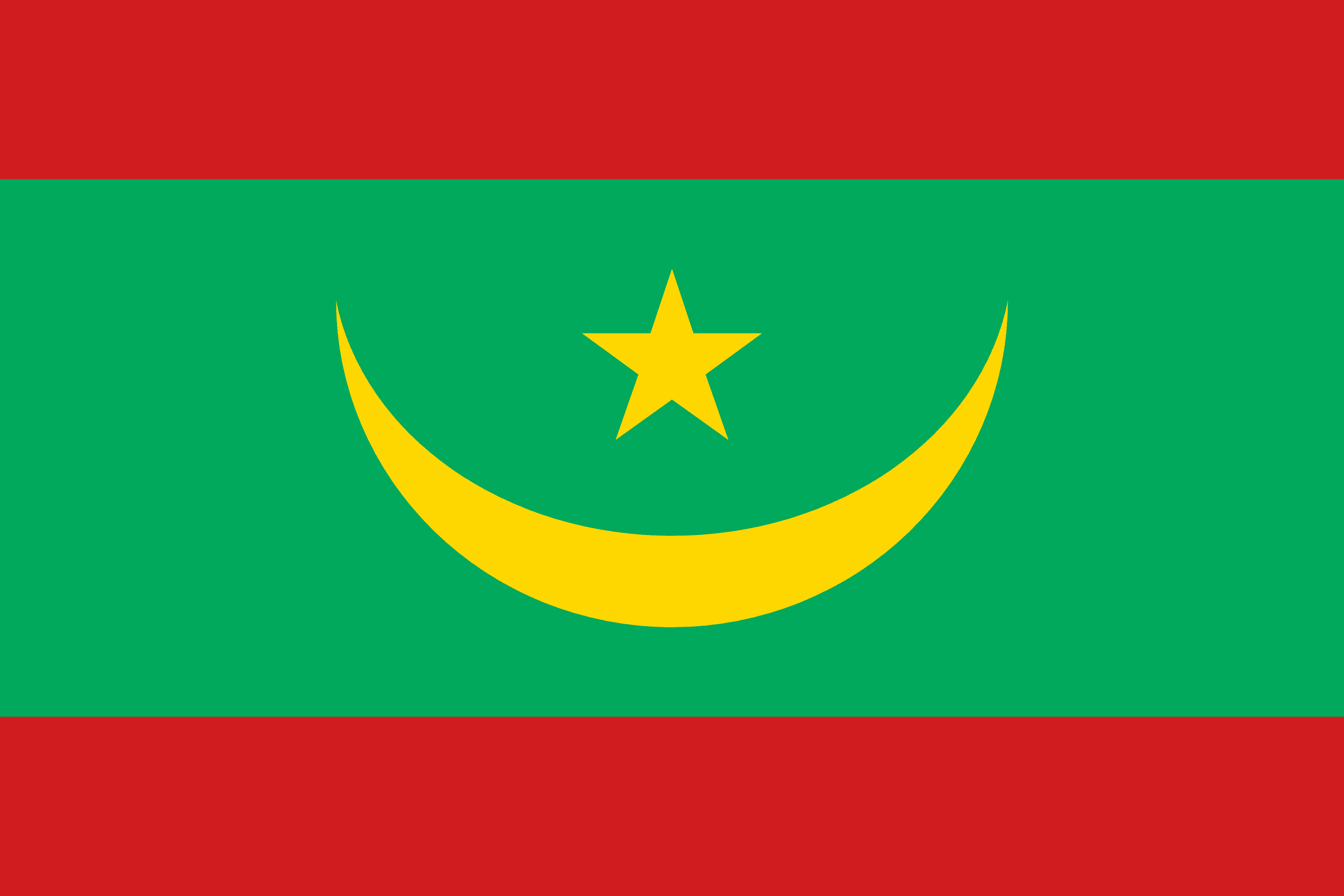 Bandera de Mauritania