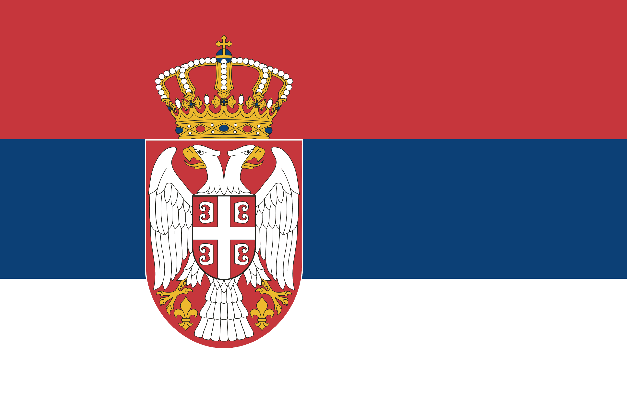 Bandera de Serbia
