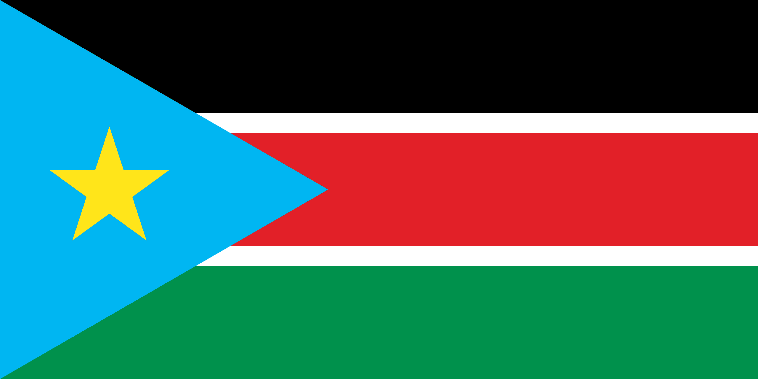 Bandera de Sudan del Sur