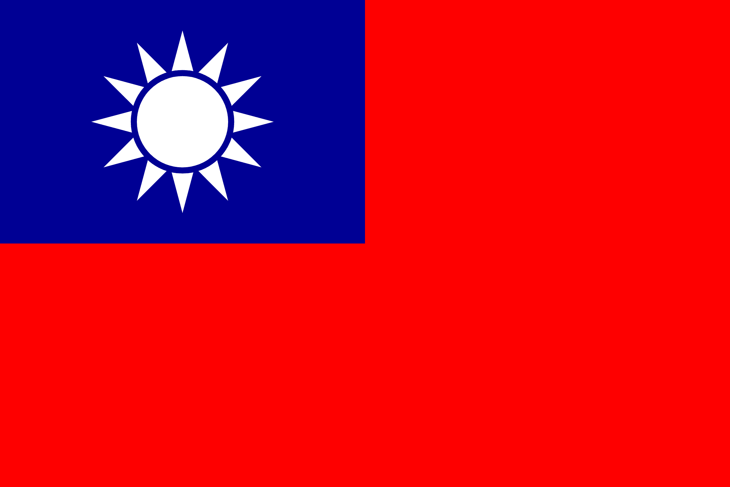 Bandera de Taiwan