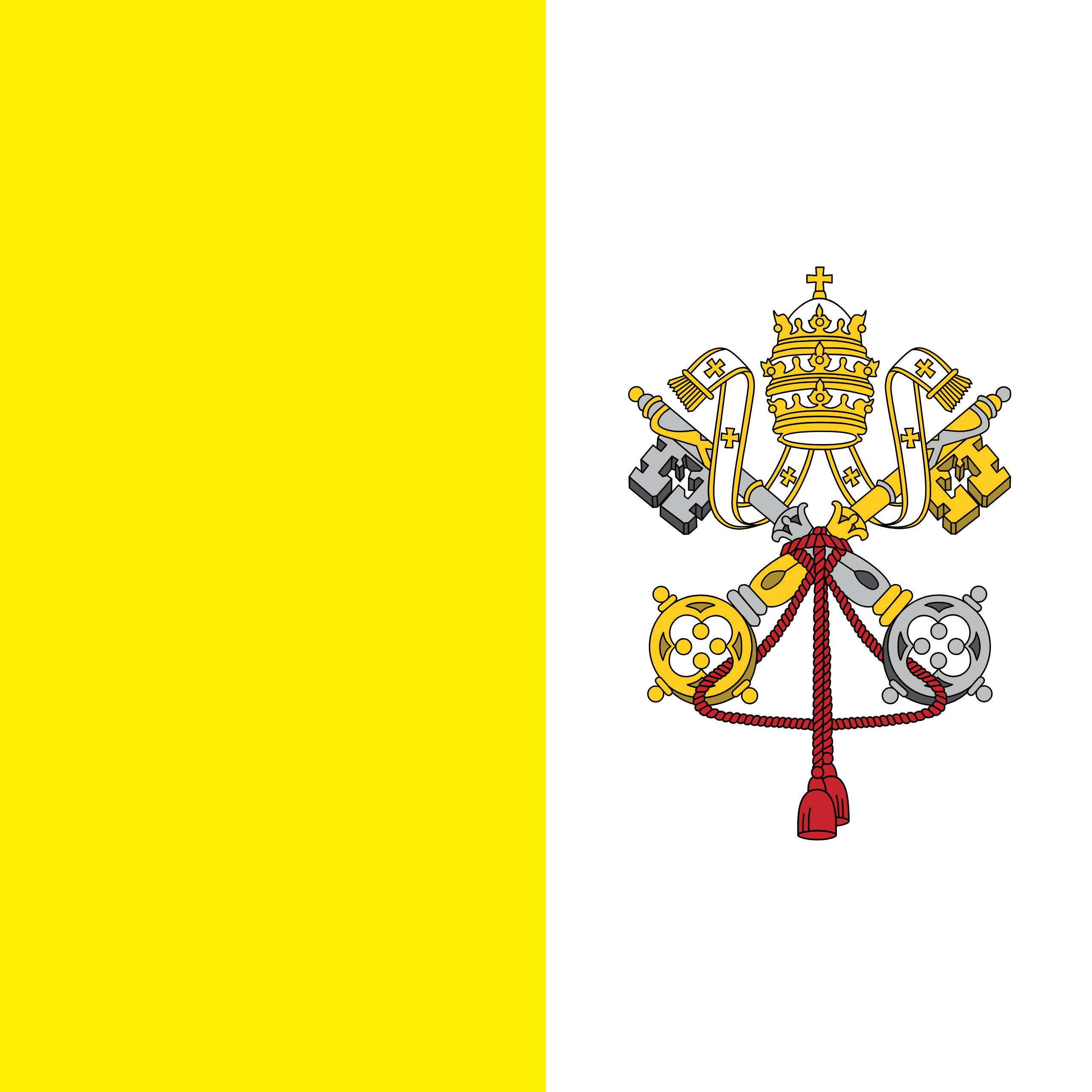 Bandera de Ciudad del Vaticano